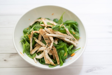 Preparazione Tacos di rosti con insalata di pollo - Fase 3 Preparazione Tacos di rosti con insalata di pollo - Fase 3