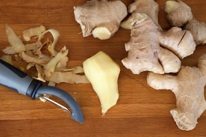 Preparazione Zenzero candito - Fase 1