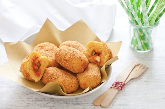 Arancine di patate al ragù
