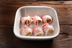 Preparazione Bocconcini di castagne e bacon - Fase 2