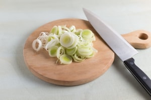 Preparazione Cannelloni di verza e porri con salsa di zucca - Fase 1