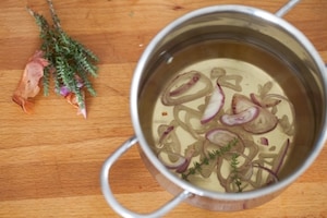 Preparazione Conchiglioni ripieni al bacon e melograno - Fase 2