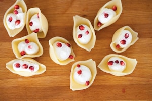 Preparazione Conchiglioni ripieni al bacon e melograno - Fase 4