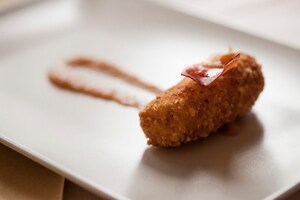 Preparazione Crocchette di patate con mele e speck croccante - Fase 6