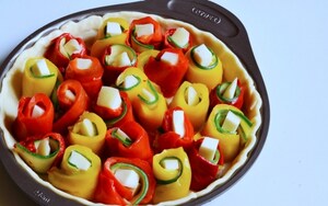 Preparazione Crostata salata di peperoni - Fase 4