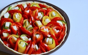 Preparazione Crostata salata di peperoni - Fase 4