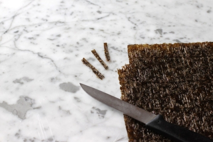 Preparazione Pappardelle con salsa di capesante allo zafferano - Fase 3 Preparazione Pappardelle con salsa di capesante allo zafferano - Fase 3