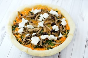 Preparazione Quiche alla zucca - Fase 3