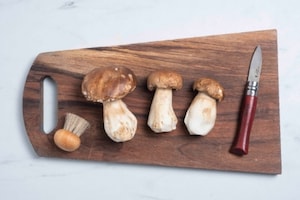 Preparazione Risotto ai funghi porcini - Fase 1