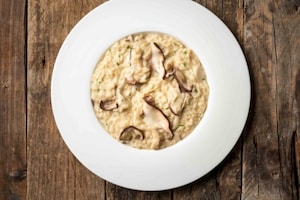 Preparazione Risotto ai funghi porcini - Fase 4