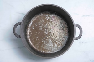 Preparazione Risotto ai funghi porcini - Fase 2