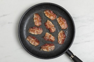 Preparazione Tagliatelle con guanciale croccante e zucca - Fase 1