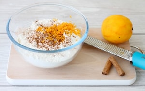 Preparazione Biscotti alla cannella e arancia - Fase 1