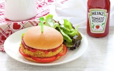 Burger di quinoa e verdure miste