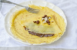 Preparazione Crepes alla Nutella - Fase 1