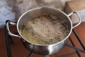 Preparazione Fagiolini fritti - Fase 2