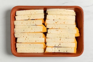 Preparazione Gratin di pane, zucca e formaggio - Fase 3