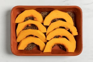 Preparazione Gratin di pane, zucca e formaggio - Fase 2