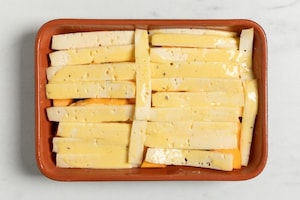 Preparazione Gratin di pane, zucca e formaggio - Fase 4