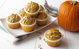 Muffin alla zucca con cuore di gorgonzola