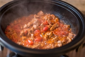 Preparazione Panini ripieni di spezzatino - Fase 1