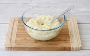 Preparazione Purè di patate con scalogno, rosmarino e chips croccanti - Fase 4