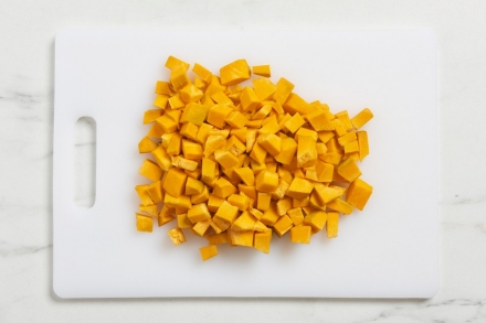 Preparazione Risotto alla zucca - Fase 1 Preparazione Risotto alla zucca - Fase 1