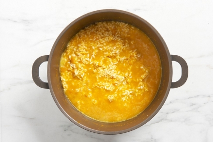 Preparazione Risotto alla zucca - Fase 4 Preparazione Risotto alla zucca - Fase 4