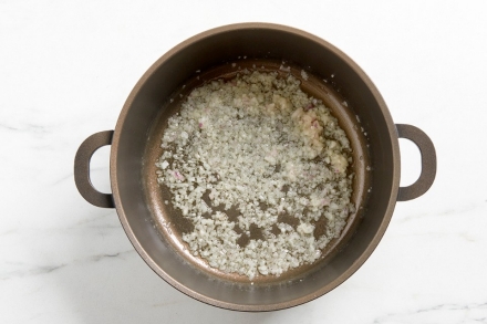 Preparazione Risotto alla zucca - Fase 2 Preparazione Risotto alla zucca - Fase 2