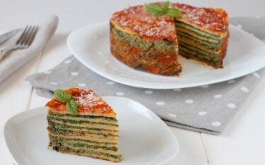 Torta di crepes salate