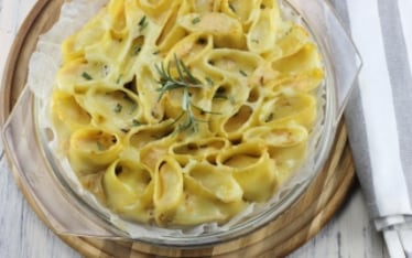 Torta di paccheri al prosciutto