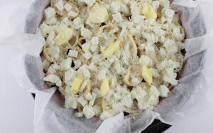 Preparazione Torta di paccheri al prosciutto - Fase 4