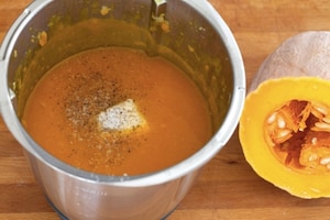 Preparazione Vellutata di zucca con il Bimby - Fase 3