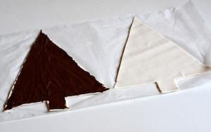 Preparazione Albero di Natale di pasta sfoglia alla Nutella - Fase 2