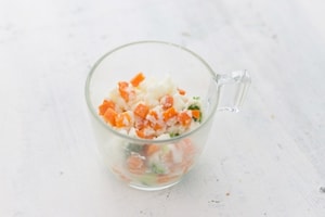 Preparazione Albumi in tazza - Fase 2