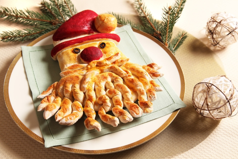 Babbo Natale di pane ricetta