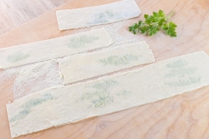 Preparazione Fettuccine di albumi - Fase 2