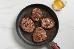 Preparazione Filetto al pepe verde - Fase 2