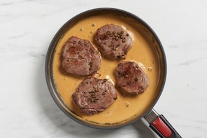 Preparazione Filetto al pepe verde - Fase 4