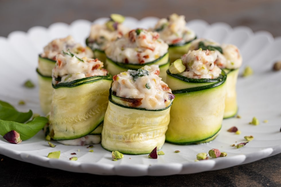 Involtini di zucchine  ricetta