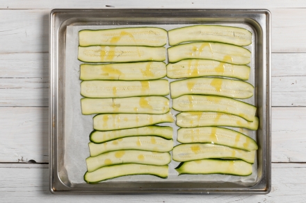Preparazione Involtini di zucchine  - Fase 1 Preparazione Involtini di zucchine  - Fase 1