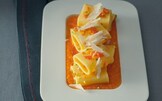 Paccheri con gazpacho e ricotta affumicata