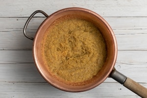 Preparazione Polenta taragna - Fase 1