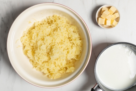 Preparazione Purè di patate - Fase 1 Preparazione Purè di patate - Fase 1