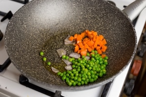 Preparazione Veggie fried rice - Fase 1