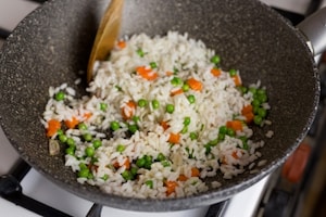 Preparazione Veggie fried rice - Fase 2
