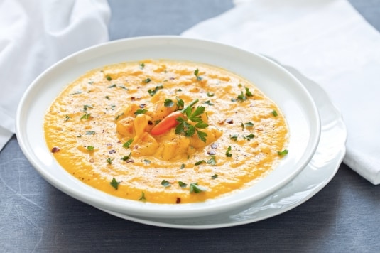 Zuppa thai di carote e cocco