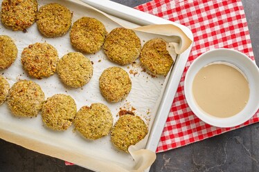 Polpette di broccoli al forno