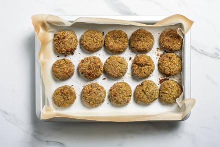 Preparazione Polpette di broccoli al forno - Fase 4 Preparazione Polpette di broccoli al forno - Fase 4