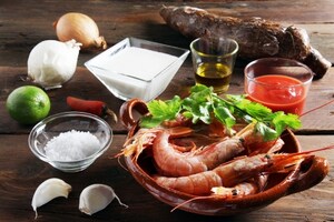 Preparazione Bobó de camarão - Fase 1